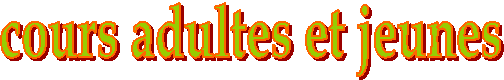 cours adultes et jeunes